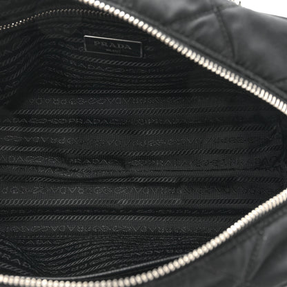 Prada Nylon Tessuto Impuntu Quilted Shoulder Bag Black 5 of 12