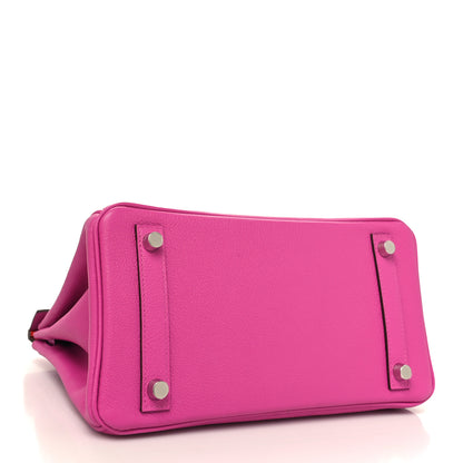Hermes Taurillon Novillo Birkin 25 Magnolia Capucine 4 of 11