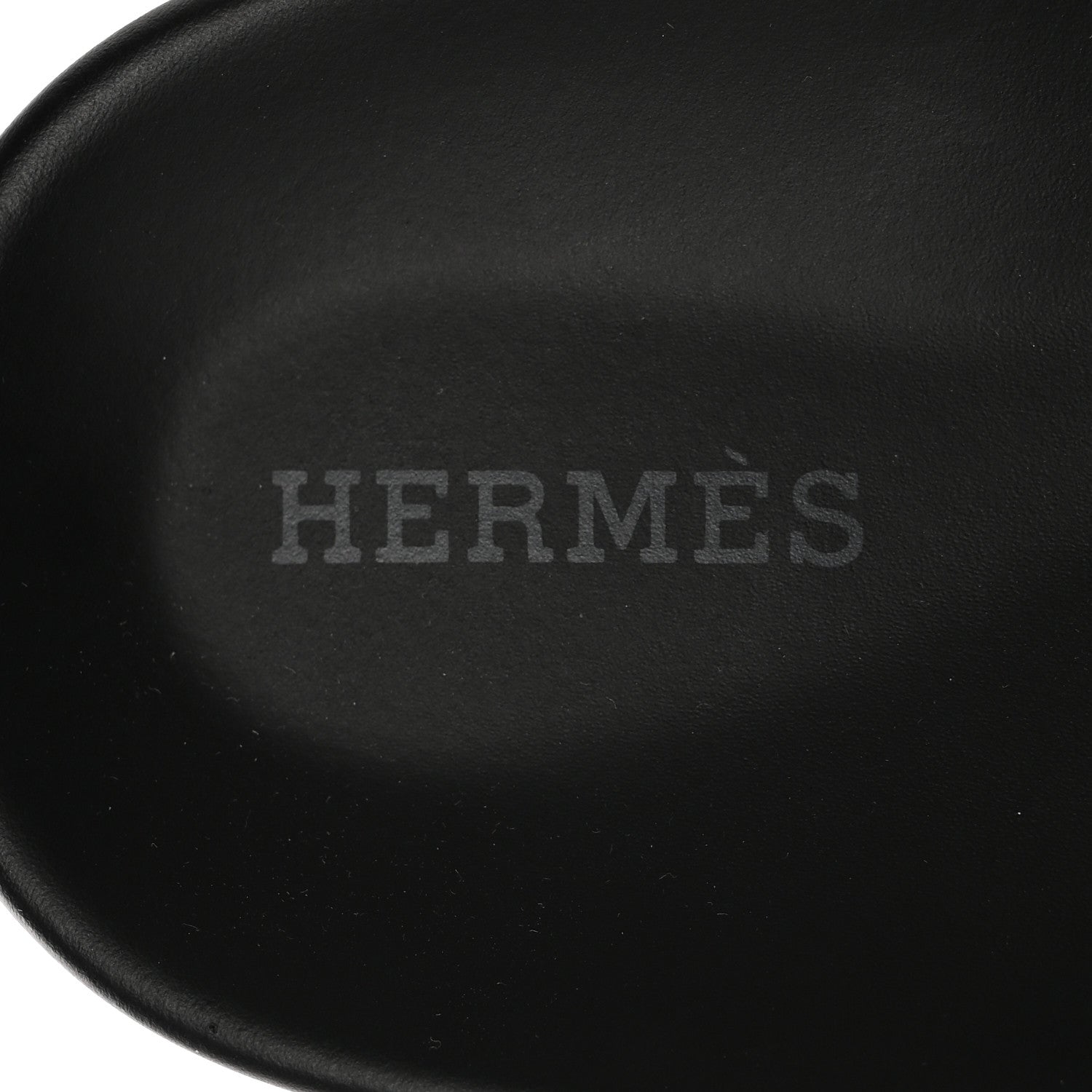 Hermes Calfskin Womens Chypre Sandals 37.5 Black 8 of 9