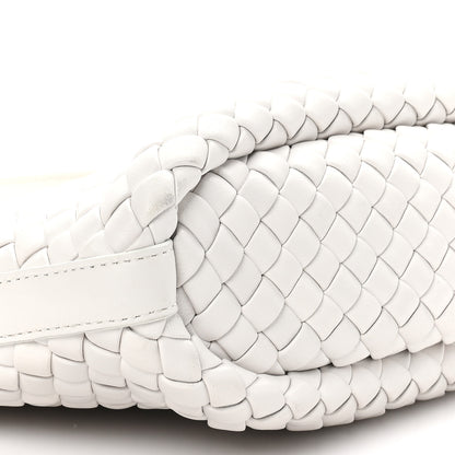 Bottega Veneta Nappa Intrecciato Knot Shoulder Bag White 8 of 9