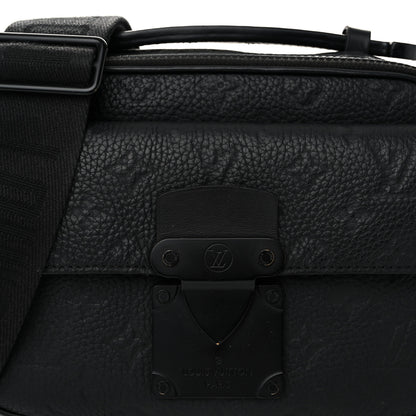 Louis Vuitton Taurillon Monogram S Lock Messenger Black 7 of 10