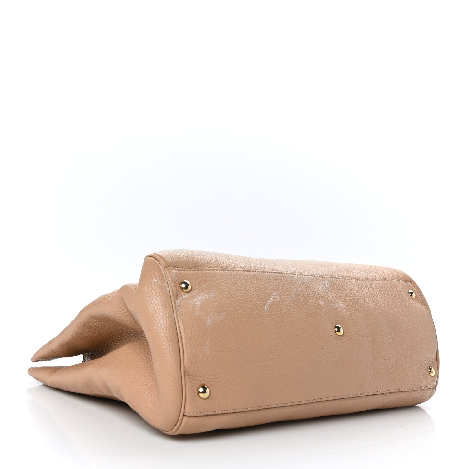 Gucci Cellarius Calfskin Large Bamboo Shopper Tote Camelia 4 of 18