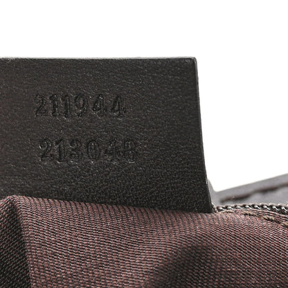 Gucci Monogram Medium Sukey Tote Dark Brown 7 of 12