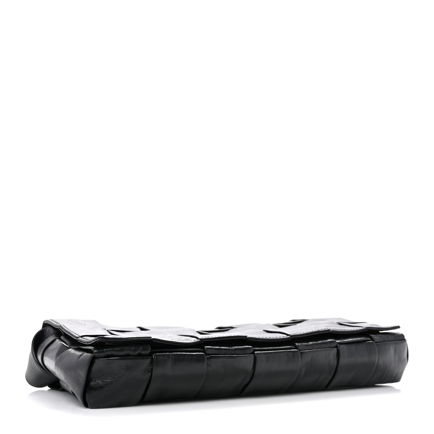 Bottega Veneta Paper Calfskin Intrecciato Stretch Cassette Black 4 of 12