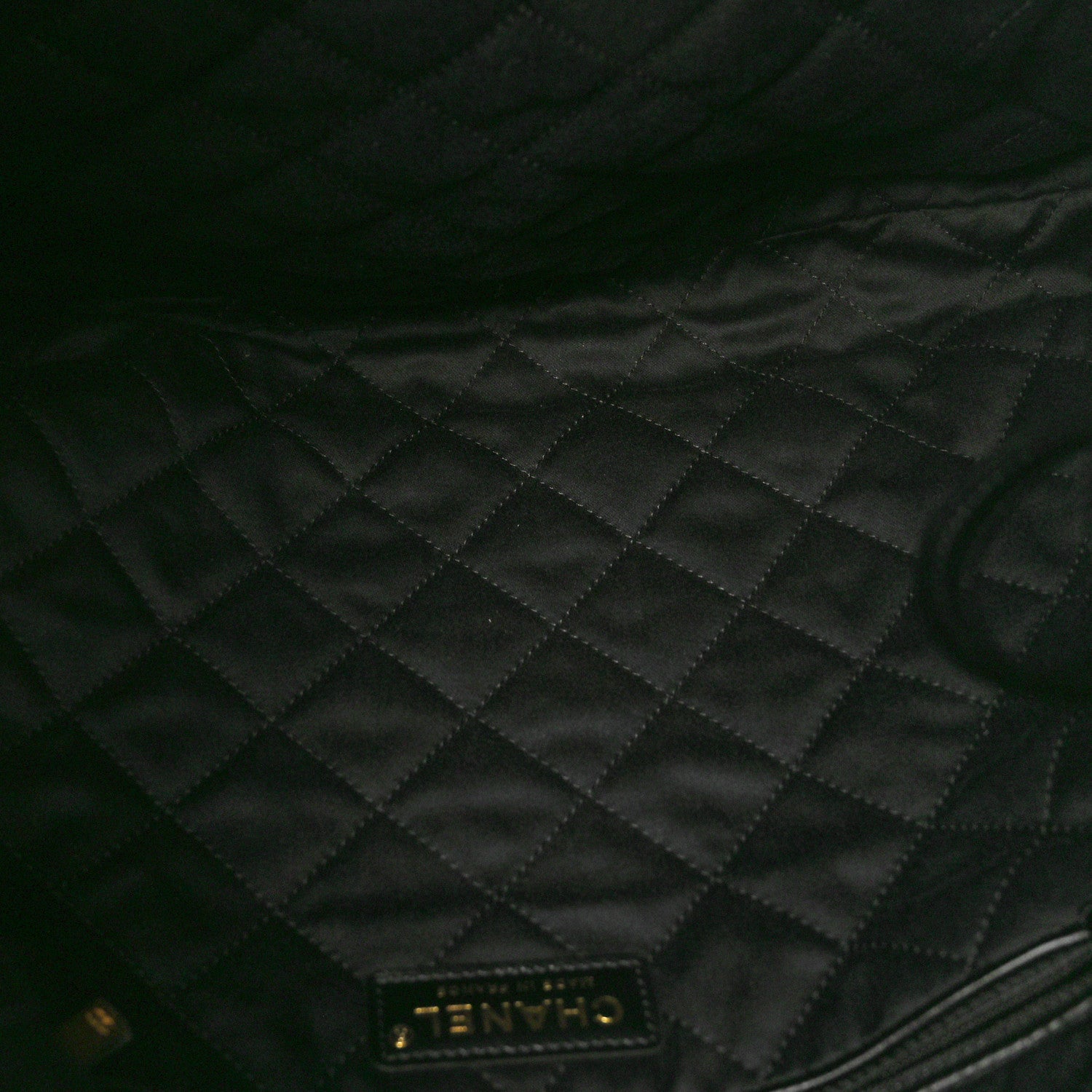 Chanel Shiny Calfskin Quilted Chanel 22 Black 6 of 11