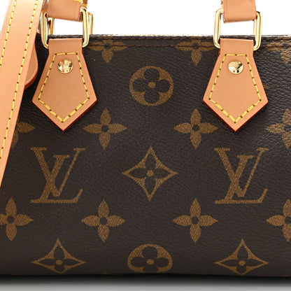 Louis Vuitton Monogram Nano Speedy Bandouliere 8 of 10