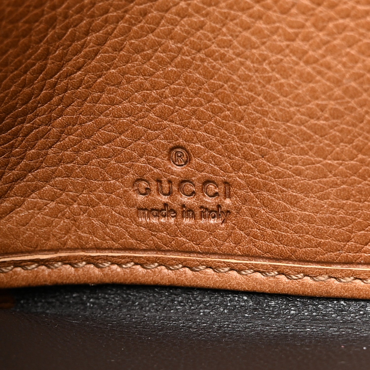 Gucci GG Monogram GG Zip Around Wallet Beige Ebony Tabacco 6 of 7