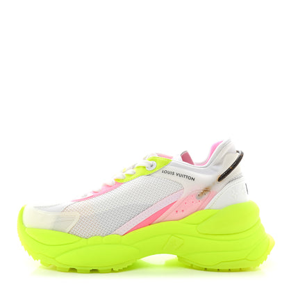 Louis Vuitton Monogram Calfskin Run 55 Sneakers 37 Yellow 1 of 8