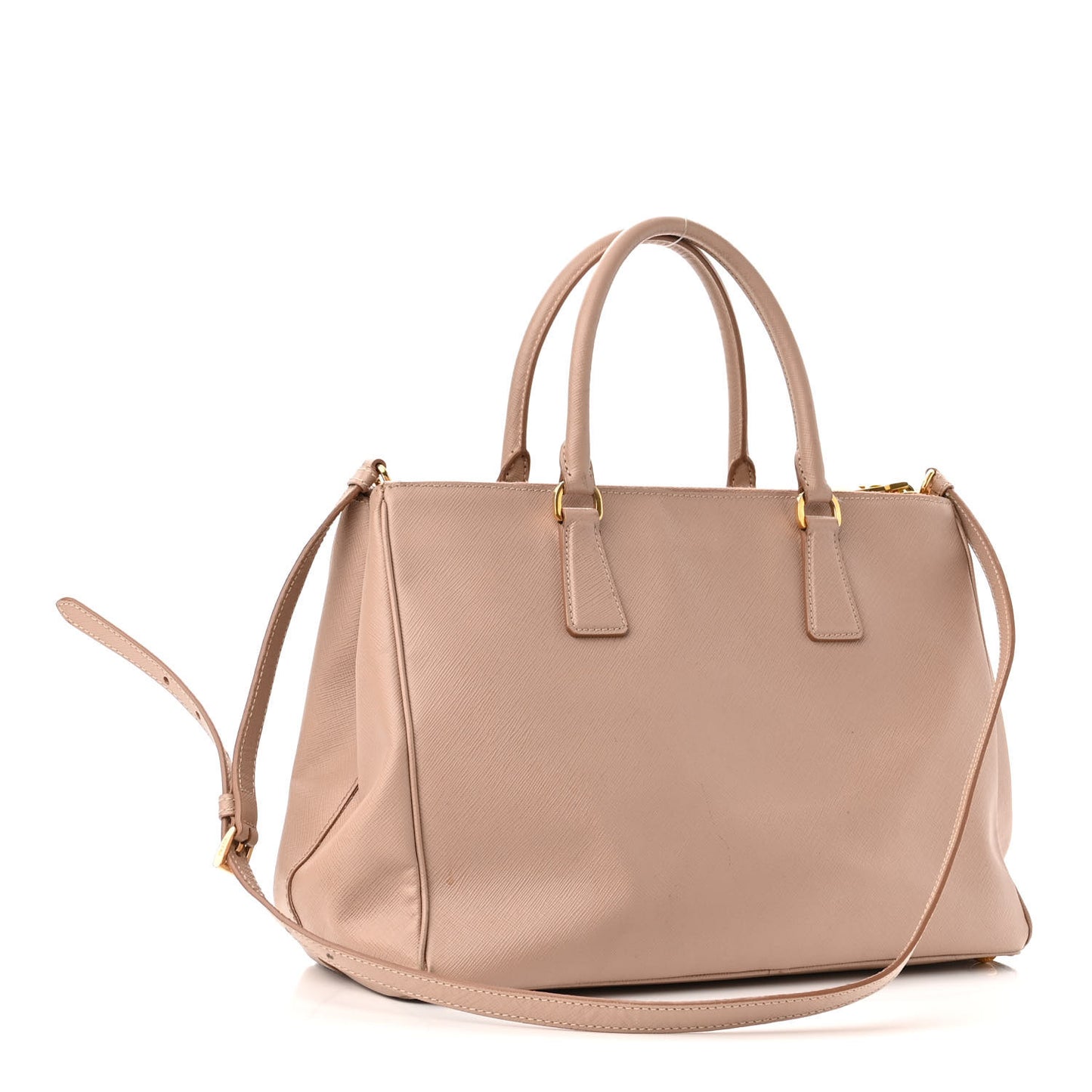 Saffiano Medium Galleria Double Zip Tote Cammeo