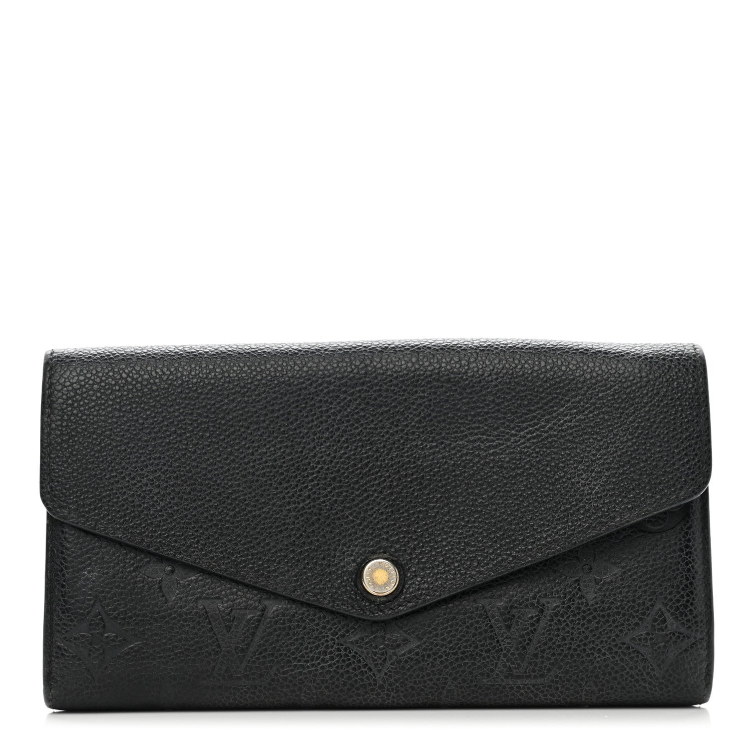 Louis Vuitton Empreinte Sarah Wallet NM Black 1 of 8
