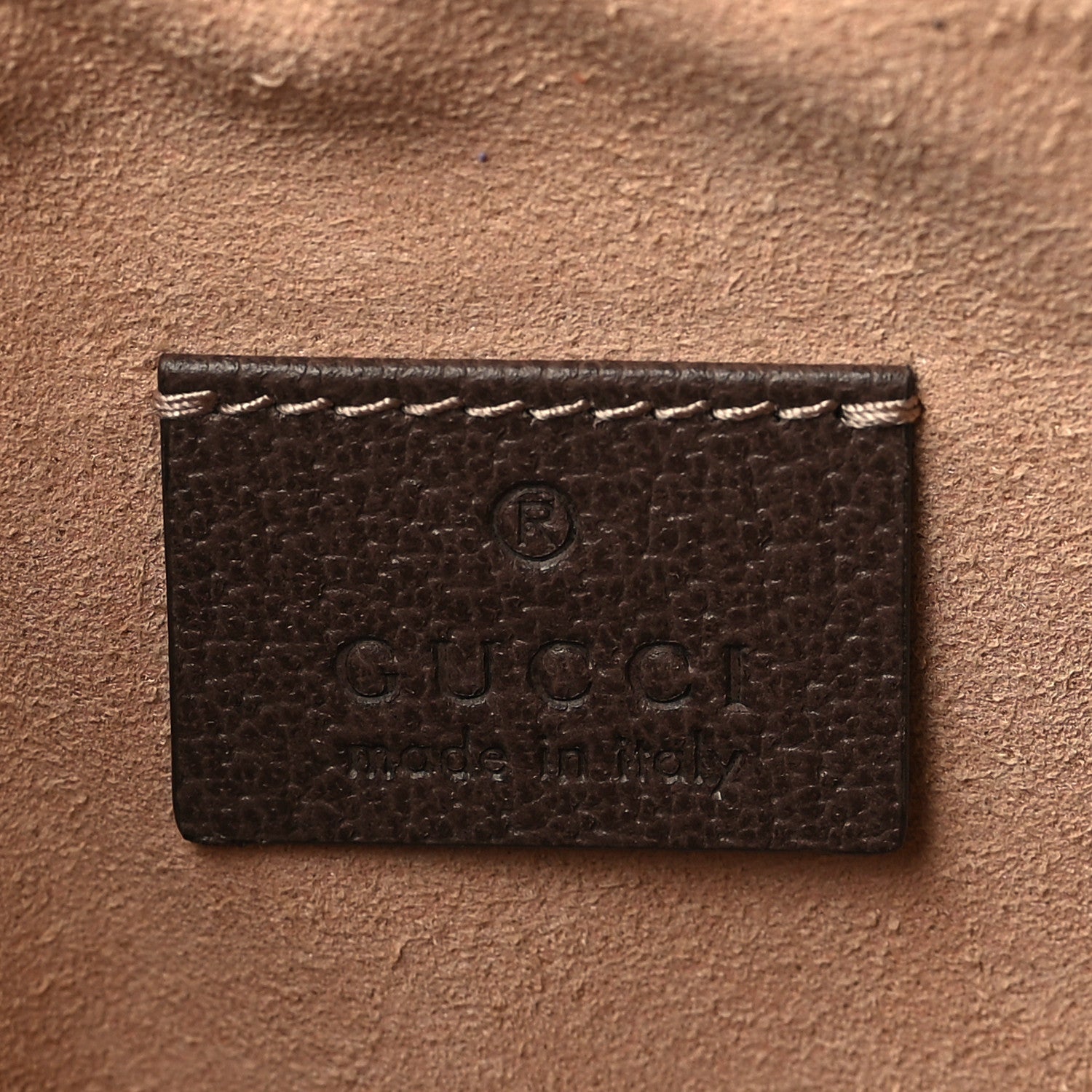 Gucci GG Supreme Monogram Large Ophidia Pouch Clutch Brown 6 of 8