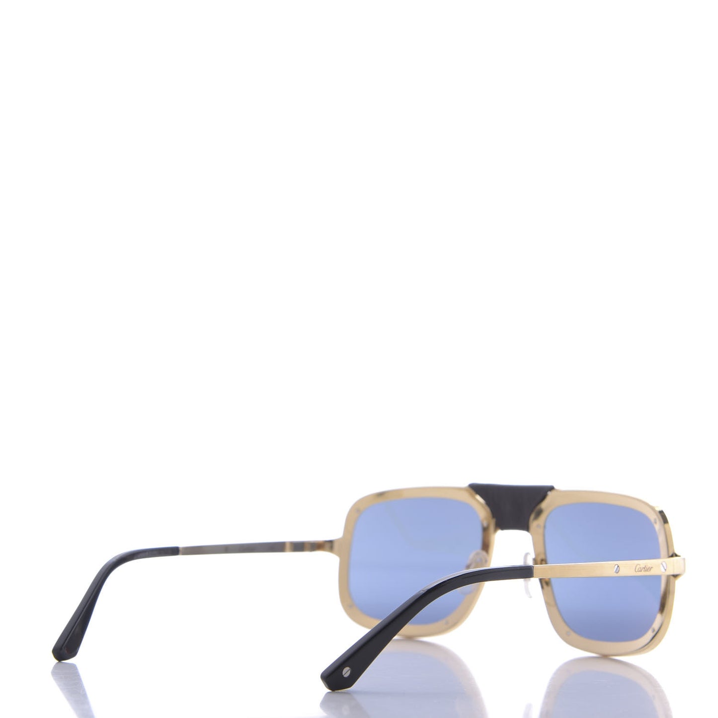Titanium Santos De Sunglasses Gold