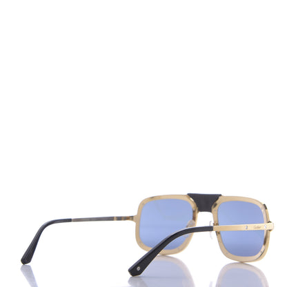 Cartier Titanium Santos De Sunglasses Gold 4 of 8