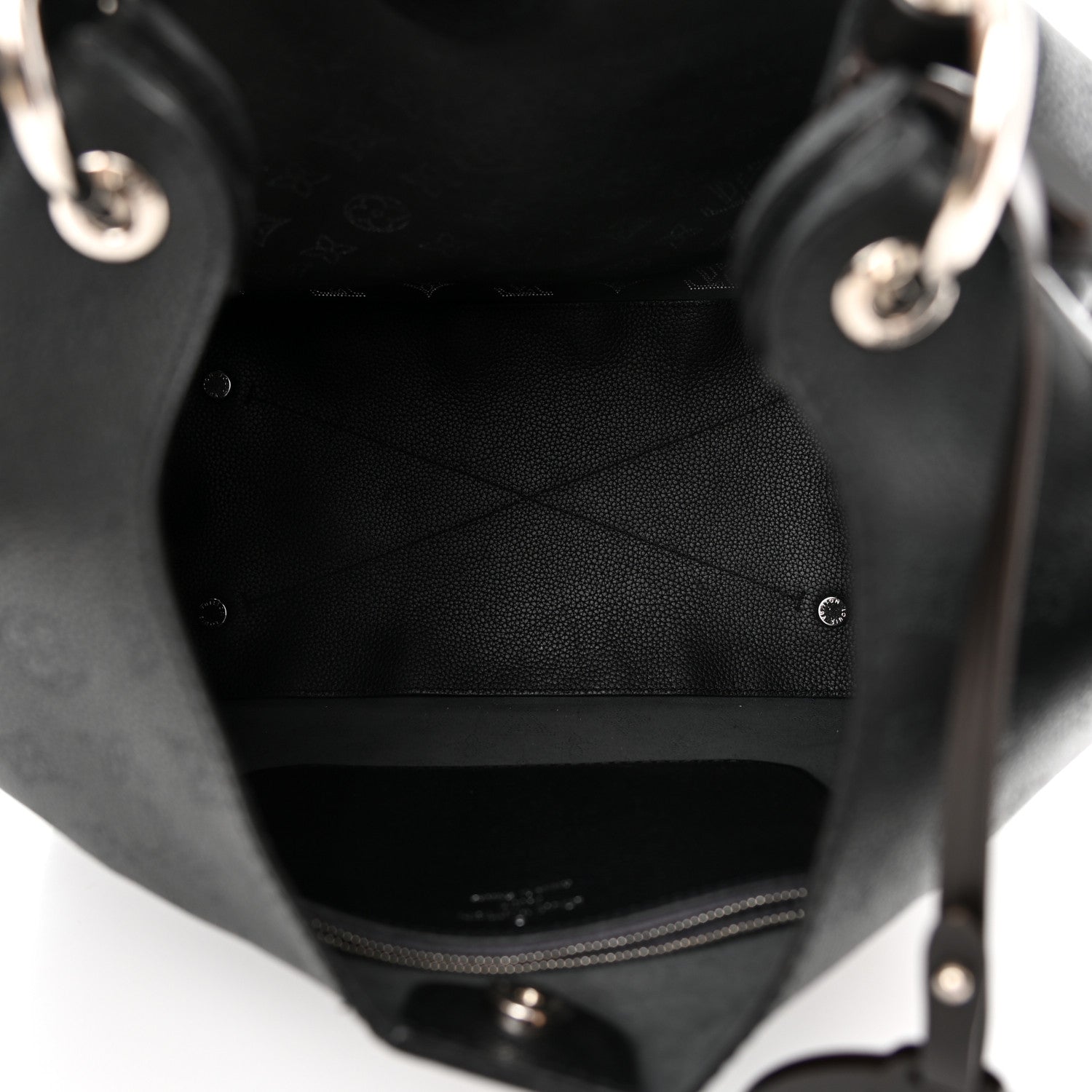 Louis Vuitton Mahina Carmel Hobo Black 5 of 15