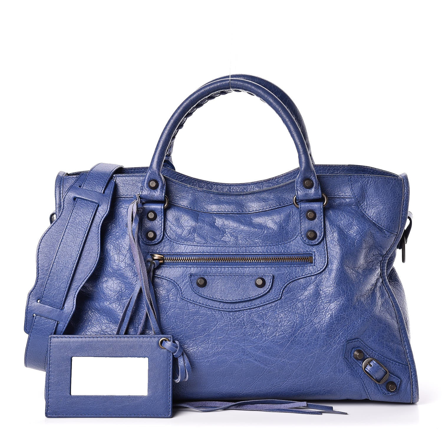 Balenciaga Agneau Classic Hardware City Bleut Bleu Glacier 1 of 16