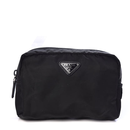 Prada Nylon Vela Cosmetic Pouch Black 1 of 6