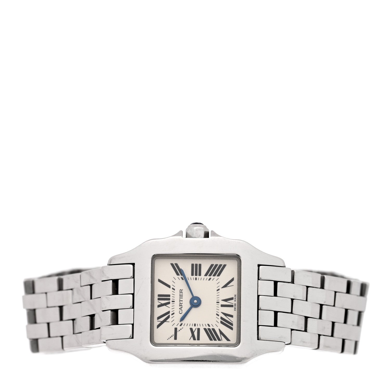 Cartier Stainless Steel 20mm Santos Demoiselle Quartz Watch 2 of 5