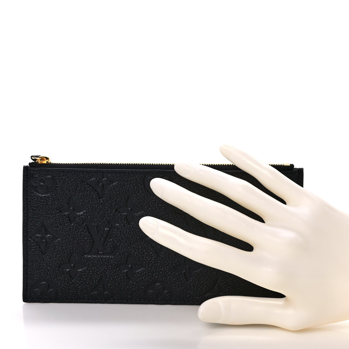 Empreinte Felicie Chain Wallet Zippered Insert Black