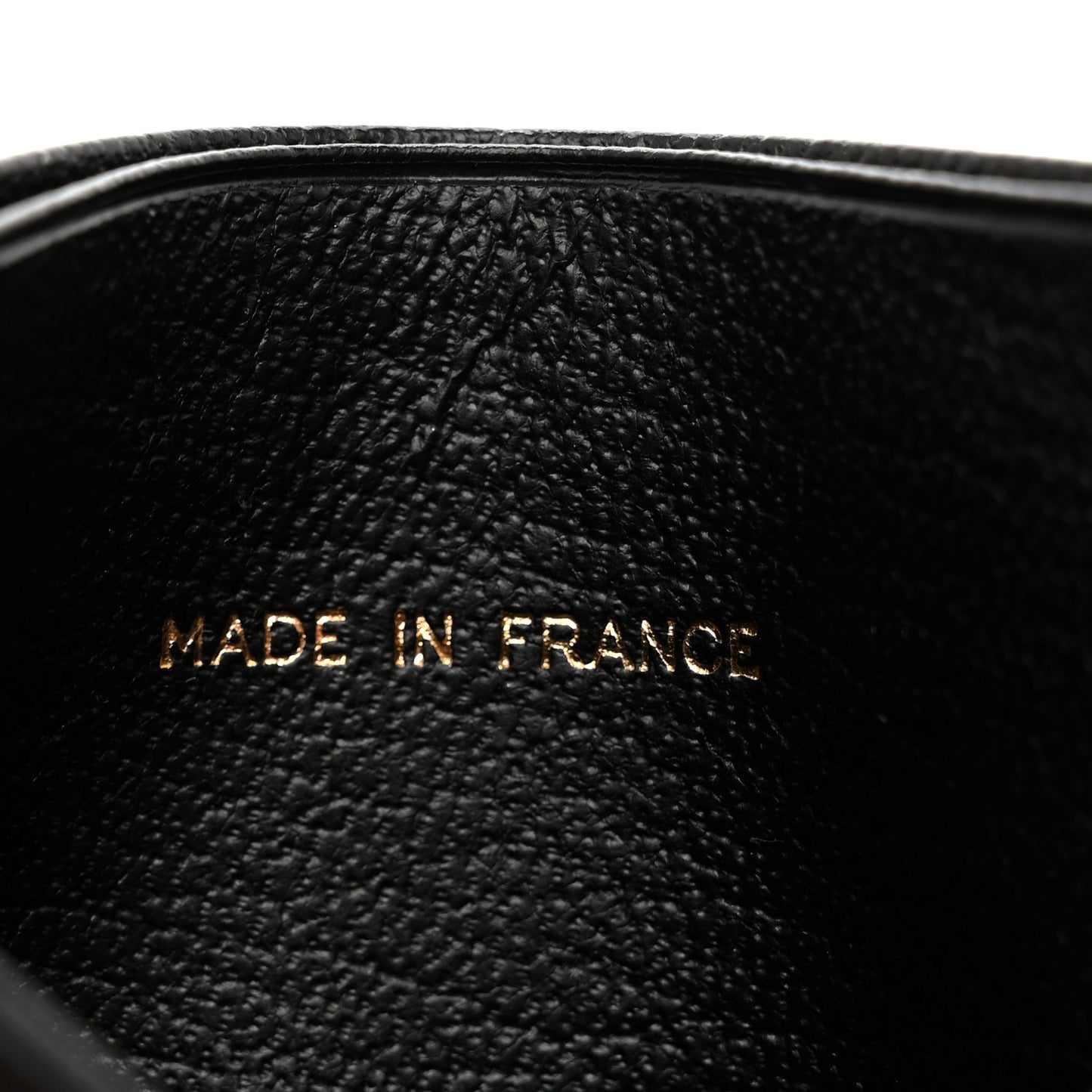 Goatskin CC Card Holder Black