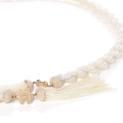Chanel Pearl CC Multi Strand Rope Belt Gold 6 of 7