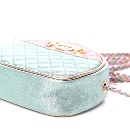 Gucci Laminated Nappa Trapuntata Mini Zumi Dome Shoulder Bag Rosa Lago Rame 9 of 9