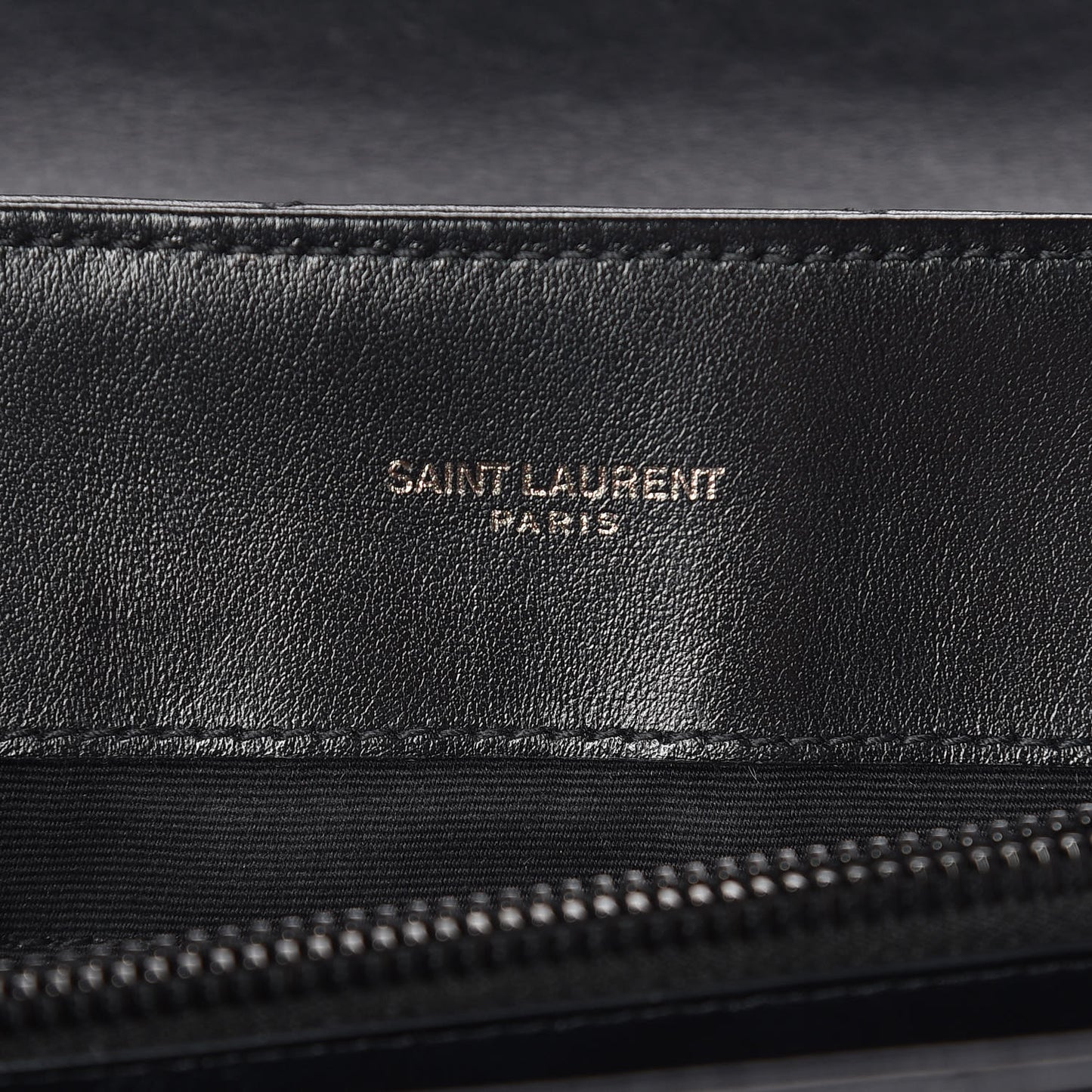 Calfskin Y Quilted Monogram Medium Loulou Chain Satchel Black