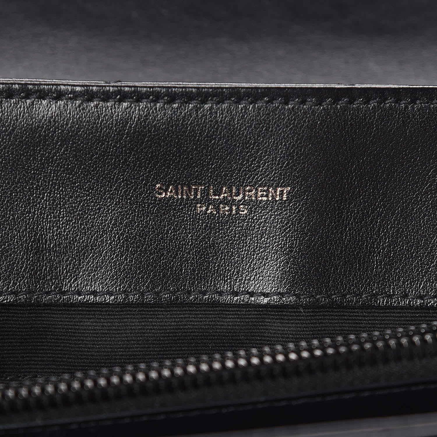 Saint Laurent Calfskin Y Quilted Monogram Medium Loulou Chain Satchel Black 6 of 15