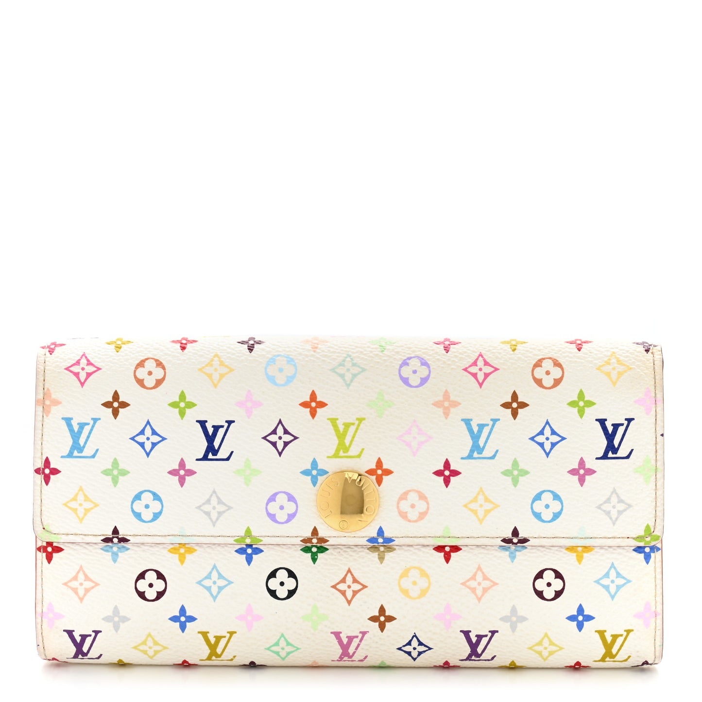 Monogram Multicolor Sarah Wallet White Grenade
