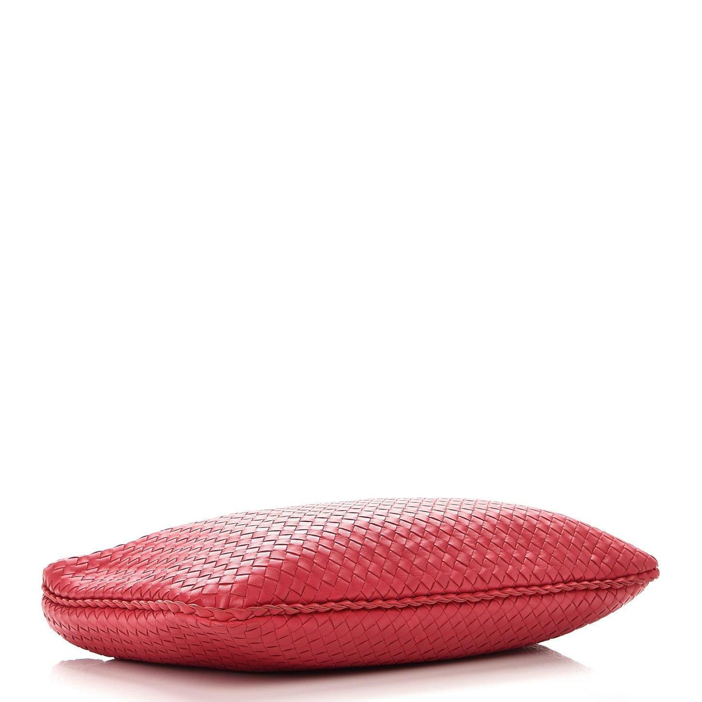Nappa Intrecciato Large Veneta Hobo Fuchsia