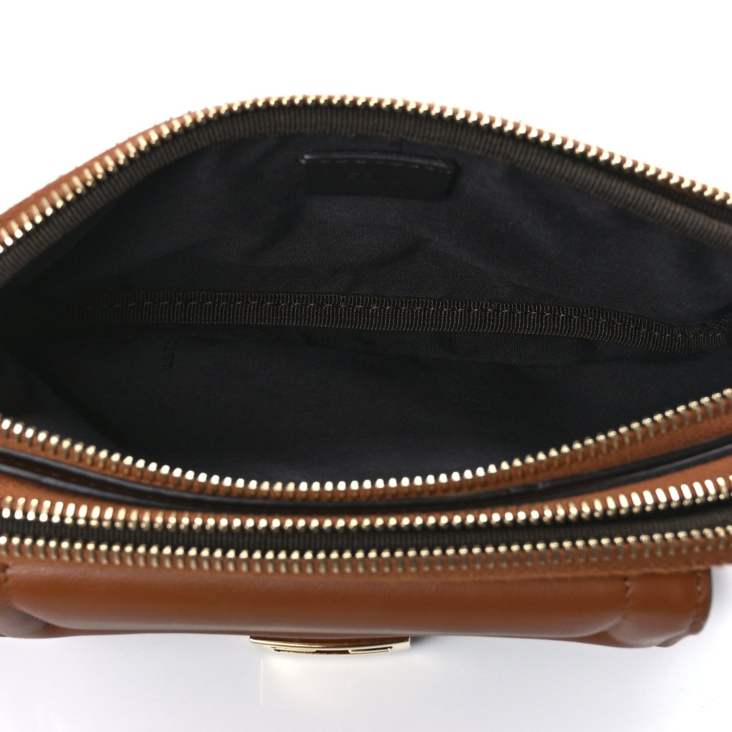 Fendi Vitello Grace Matte Easy Baguette Brandy 5 of 12