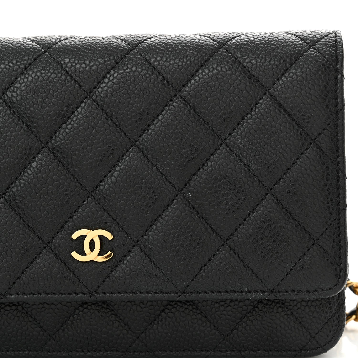 Chanel Caviar Quilted Wallet on Chain WOC Black 12 of 12