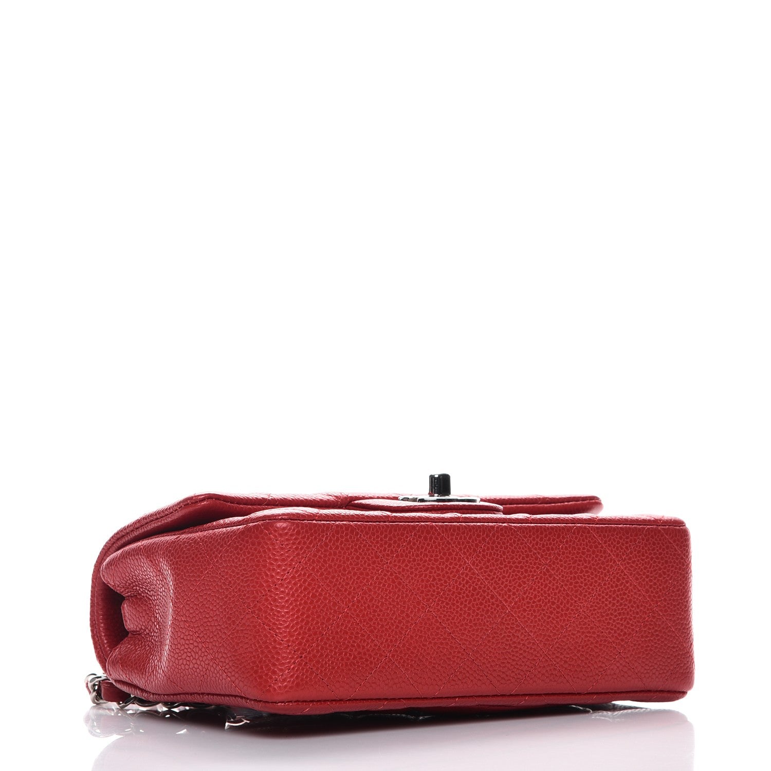 Chanel Caviar Quilted Mini Rectangular Flap Red 4 of 8