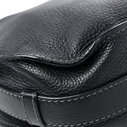 Chloe Calfskin Medium Marcie Round Crossbody Bag Black 9 of 20