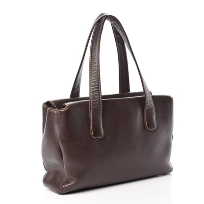 Chanel Caviar Small Tote Brown 3 of 21