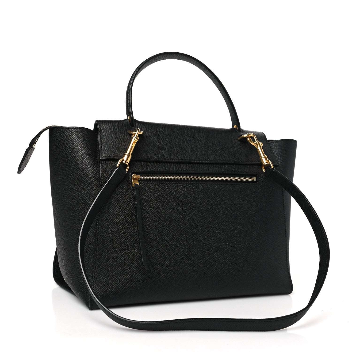 Celine Grained Calfskin Mini Belt Bag Black 3 of 8