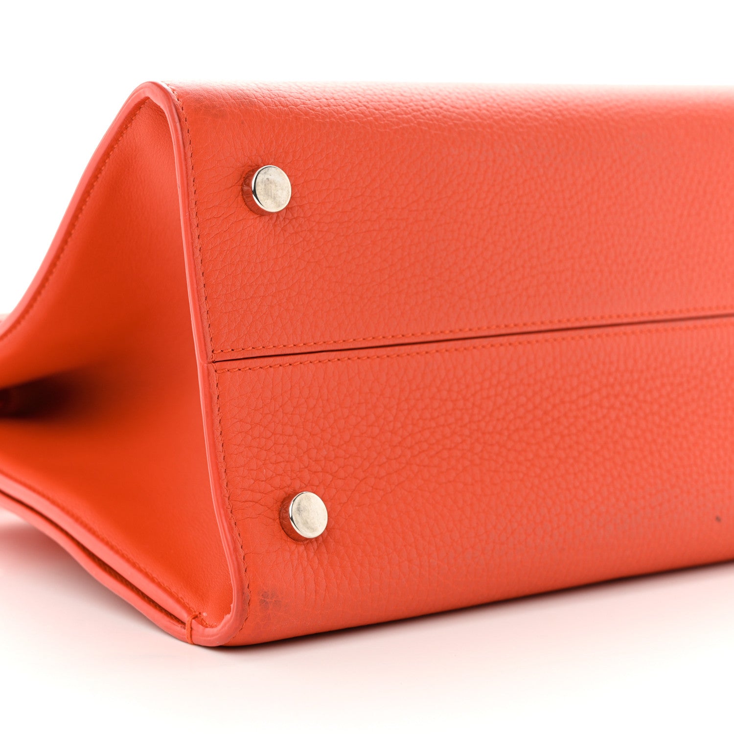 Christian Dior Bullcalf Diorever Flap Orange 9 of 22