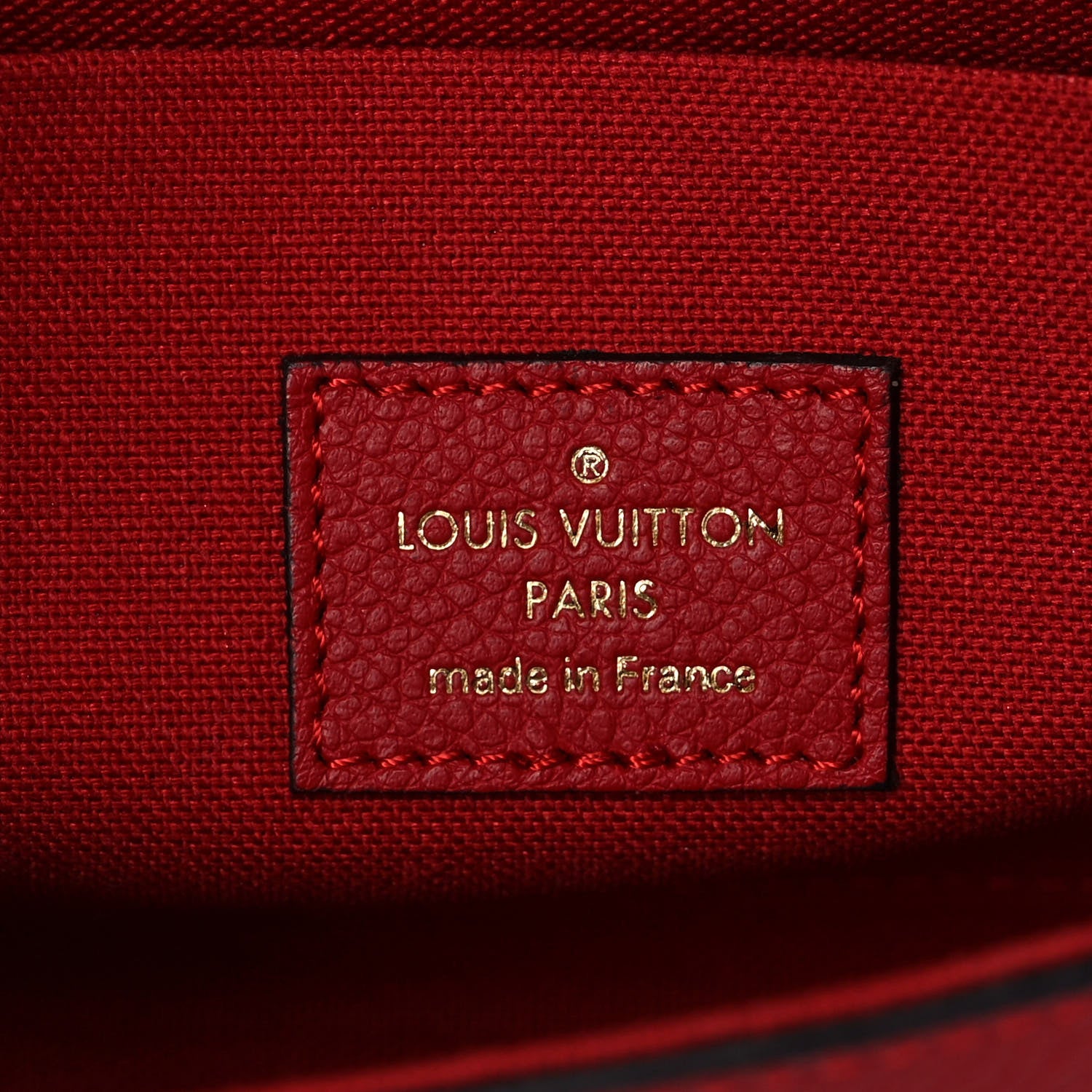 Louis Vuitton Empreinte Pochette Felicie Chain Wallet Scarlet 7 of 10