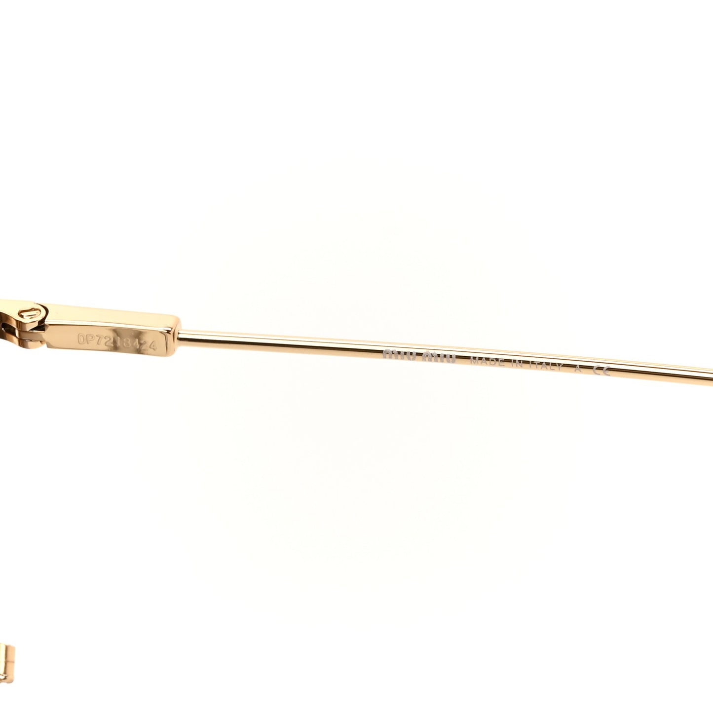 Metal Sunglasses SMU57X Gold