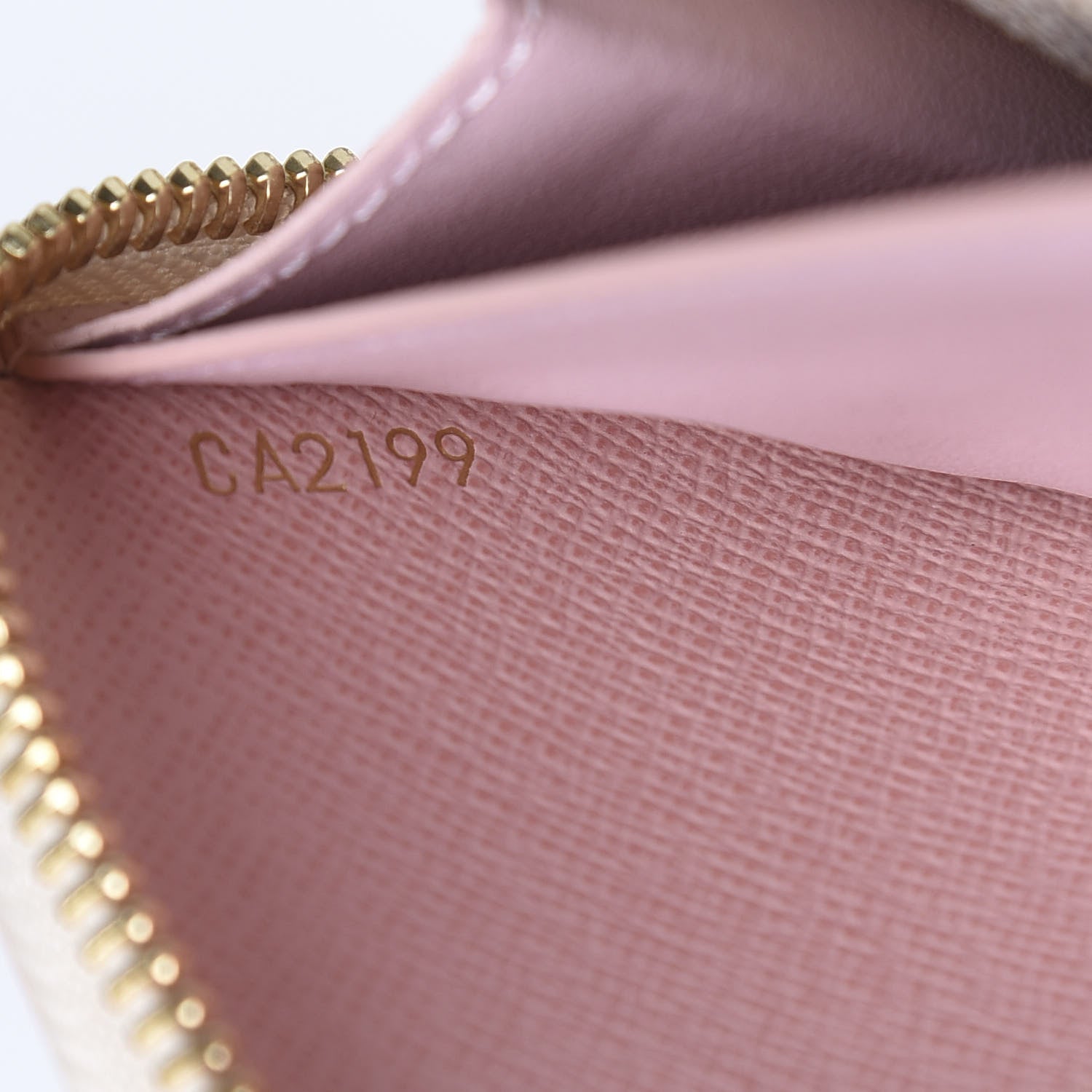 Louis Vuitton Damier Azur Studded Clemence Wallet Rose Ballerine 6 of 7