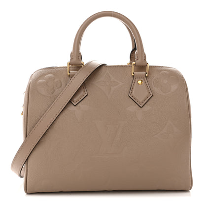 Louis Vuitton Empreinte Monogram Giant Speedy Bandouliere 25 Tourterelle 1 of 9