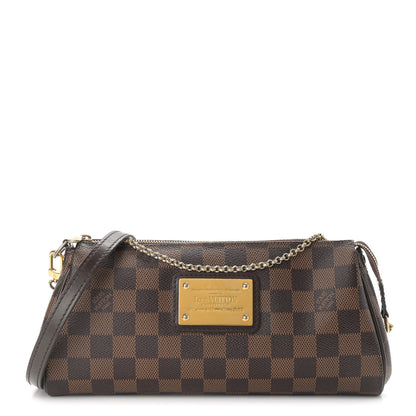 Louis Vuitton Damier Ebene Eva Clutch 1 of 12
