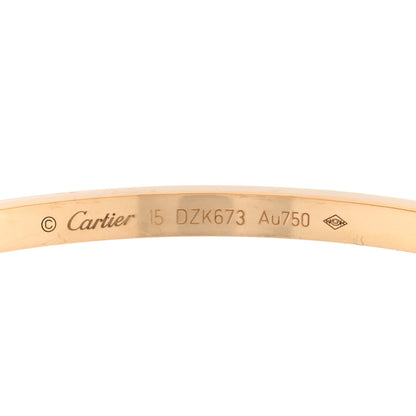 Cartier 18K Yellow Gold Small LOVE Bracelet 15 3 of 7