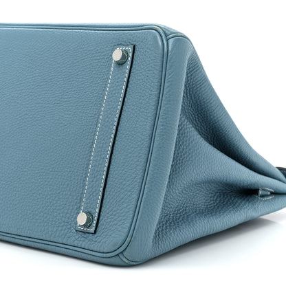 Hermes Togo Birkin 35 Blue Jean 8 of 15