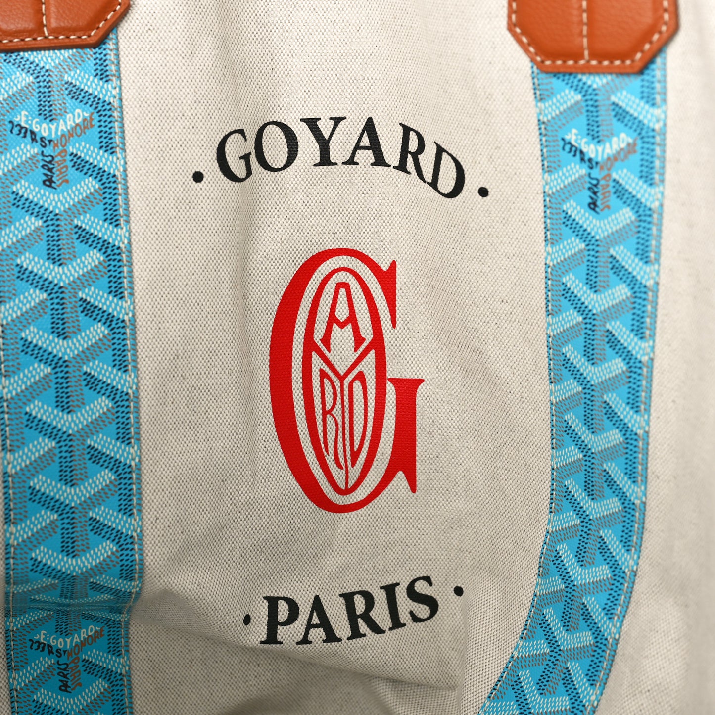 Goyardine Reversible Belharra Light Blue