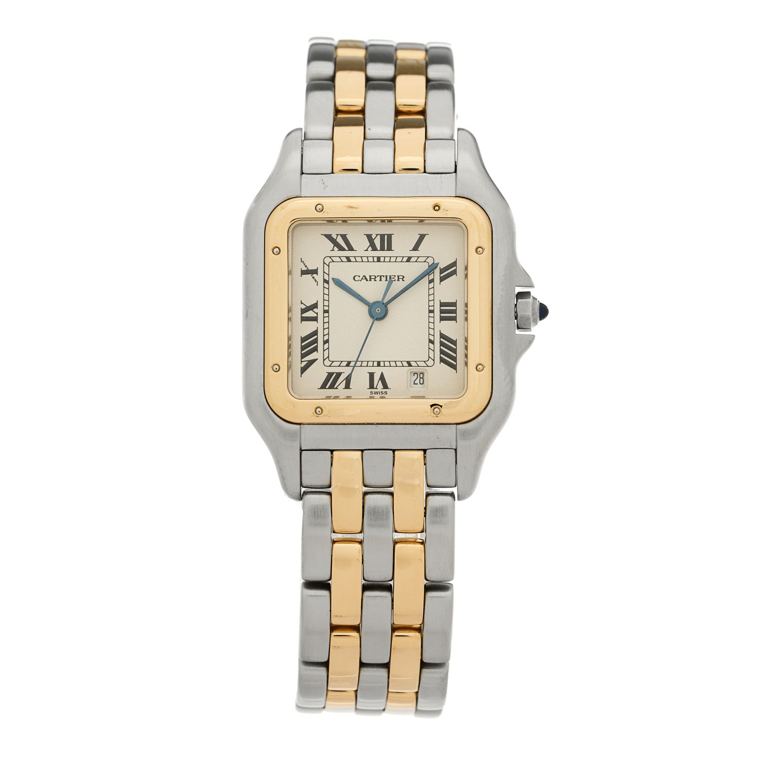 Cartier Stainless Steel 18K Yellow Gold 27mm Panthere Quartz Watch 1 of 4