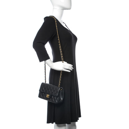 Chanel Lambskin Quilted Mini Rectangular Flap Black 2 of 10