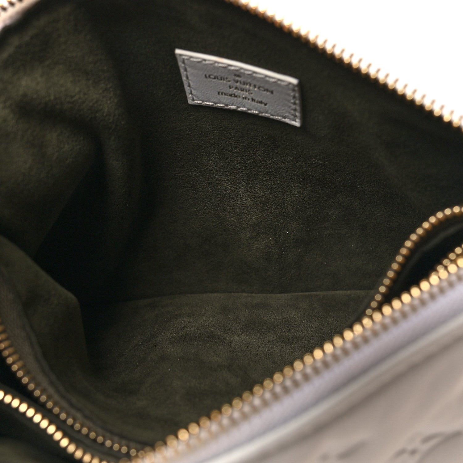 Louis Vuitton Lambskin Embossed Monogram Coussin BB White 7 of 12