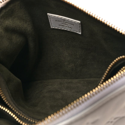 Louis Vuitton Lambskin Embossed Monogram Coussin BB White 7 of 12