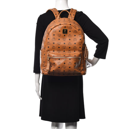 MCM Visetos Medium Stark Backpack Cognac 2 of 10