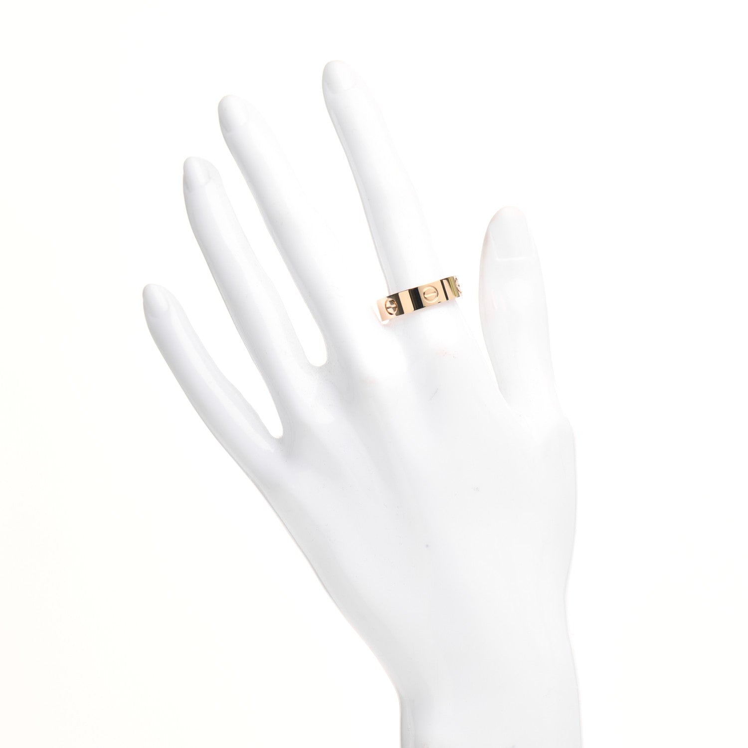 Cartier 18K Yellow Gold 5.5mm LOVE Ring 57 8 2 of 5